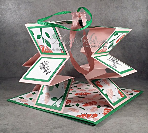 Accordion Lantern Pull Up Fancy Fold Card – Lavender Thoughts