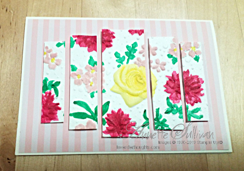 Painted Embossing Folder for the Sketch&nbsp;Challenge