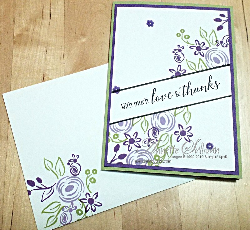 Bordered Sentiment Technique with Perennial Birthday for the Color&nbsp;Challenge