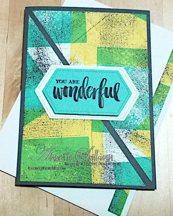 Ink Pad Background for the Technique and the Color&nbsp;Challenges