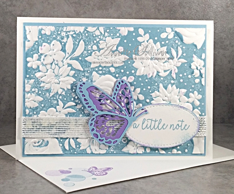 Faux Letterpress with Country Floral 3D Embossing&nbsp;Folder