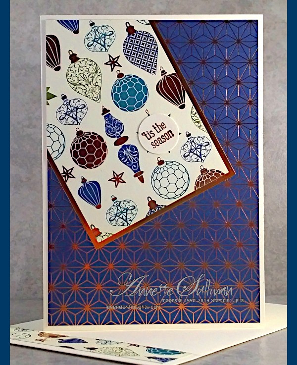 Pretty copper foil paper for the Sketch Challenge