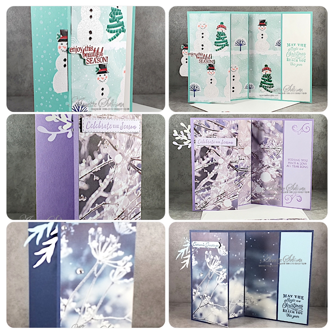 3 Panel Scenery Z Fold cards for Christmas – Lavender Thoughts