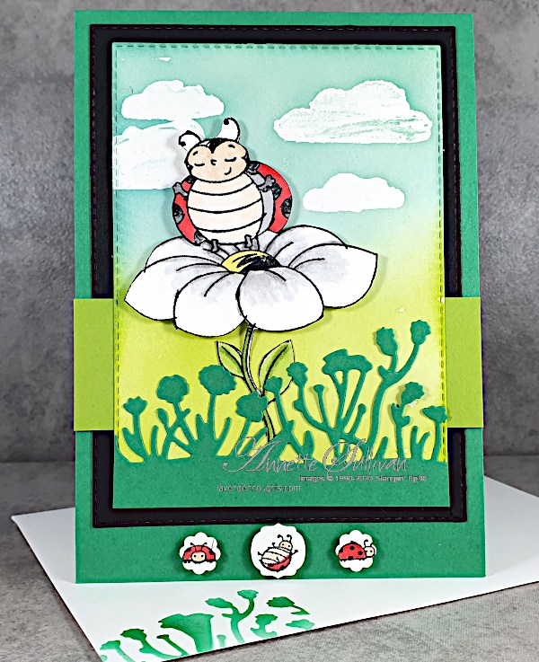 Little Ladybug for the Sketch Challenge at Splitcoaststampers