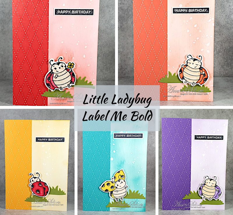 Quick and Easy Birthday Note Cards with Little&nbsp;Ladybug