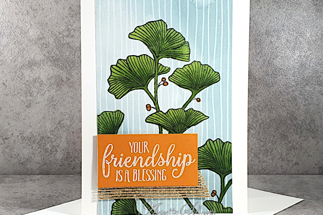 Stamping on Designer Series Paper for a Quick and Easy&nbsp;Card