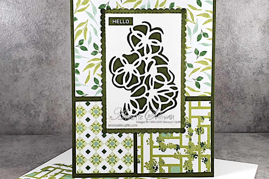 Label Me Bold with Garden Lane DSP for the Sketch Challenge at Splitcoaststampers