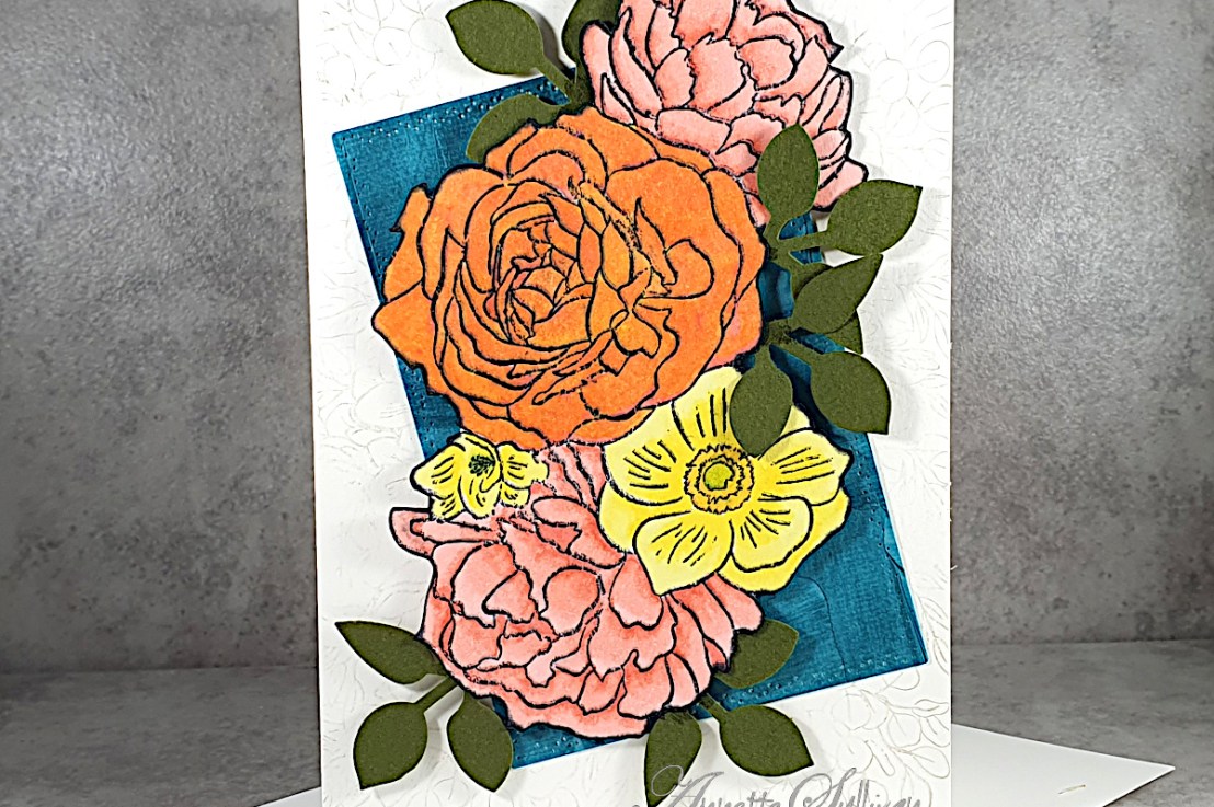 Breathtaking Bouquet for the Color Challenge at Splitcoaststampers
