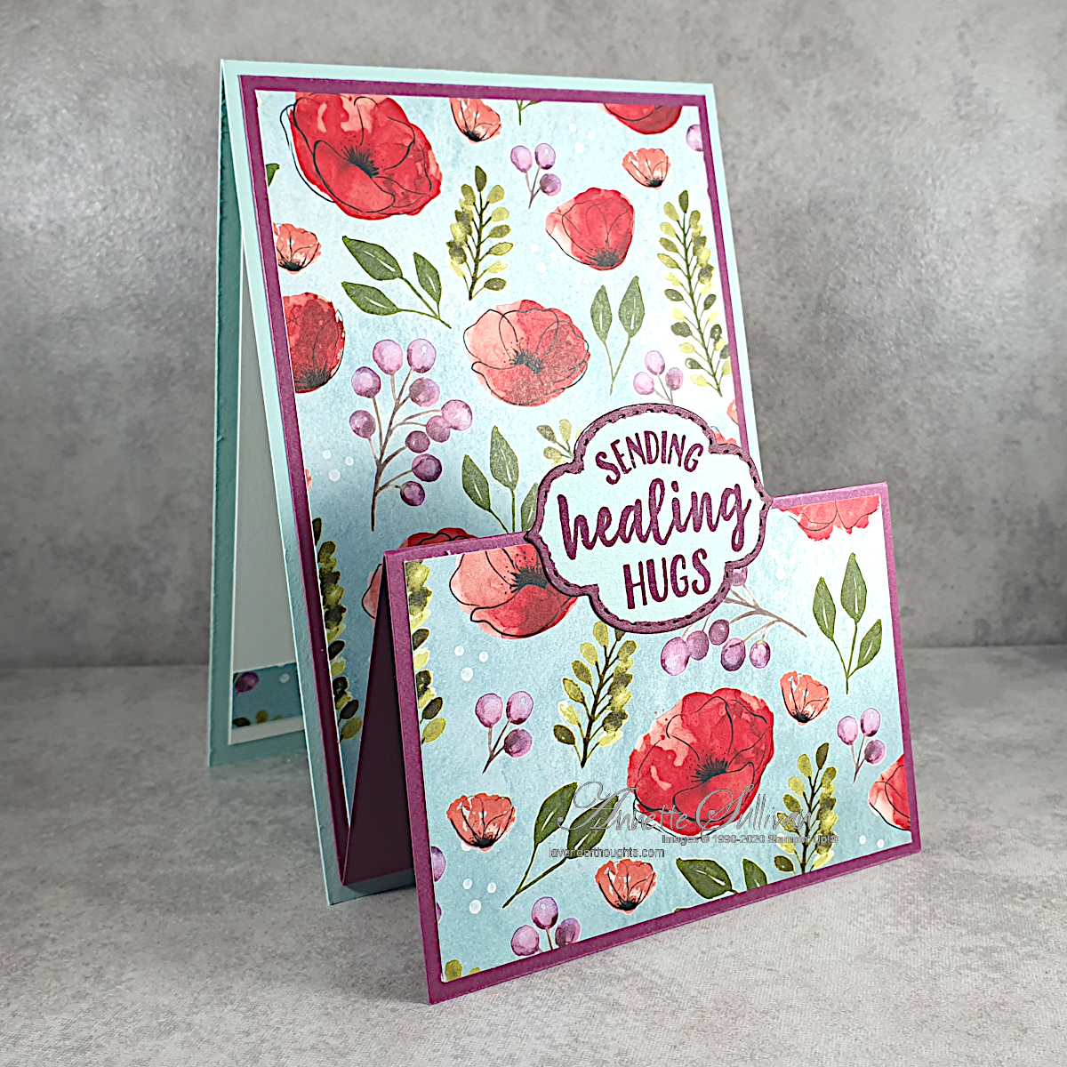 FREE PDF for these Double Easel Fancy Fold Cards – Lavender Thoughts