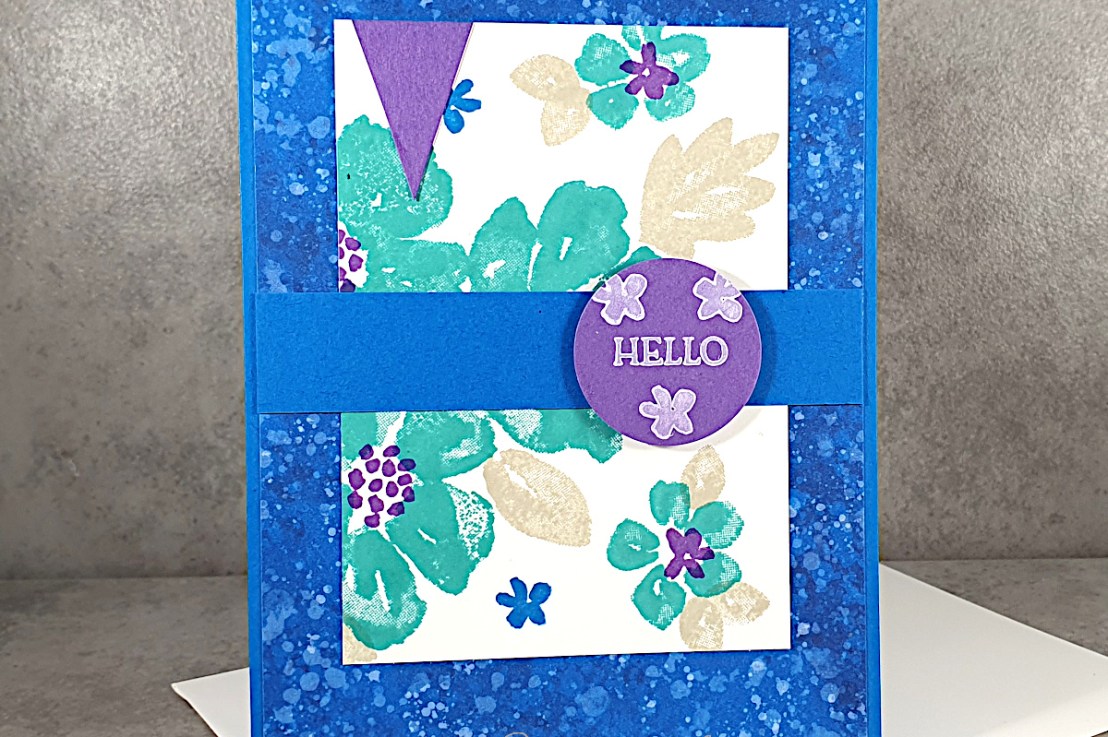 Blossoms in Bloom for the Sketch and Color Challenges at Splitcoaststampers