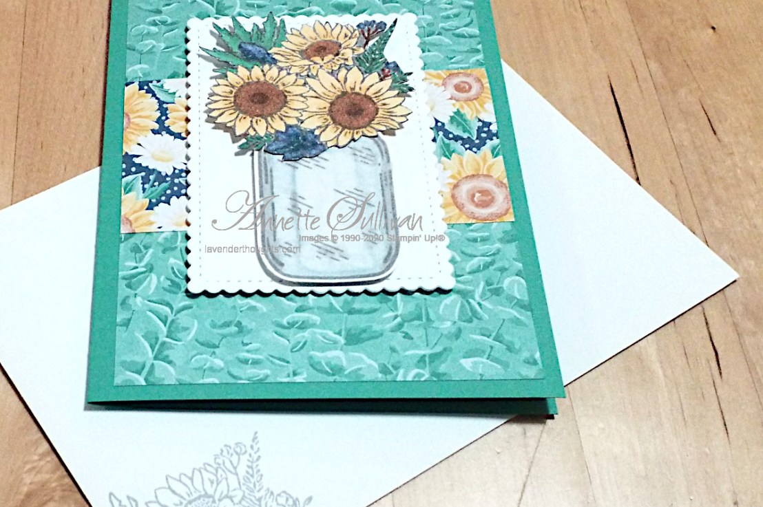 Jar of Flowers for the Splitcoaststampers Sketch&nbsp;Challenge