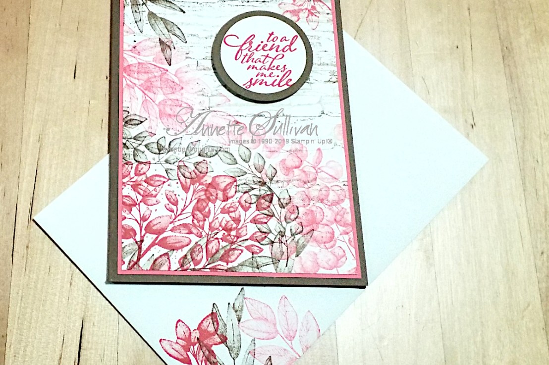 Forever Fern Collage for the Color Challenge at Splitcoaststampers