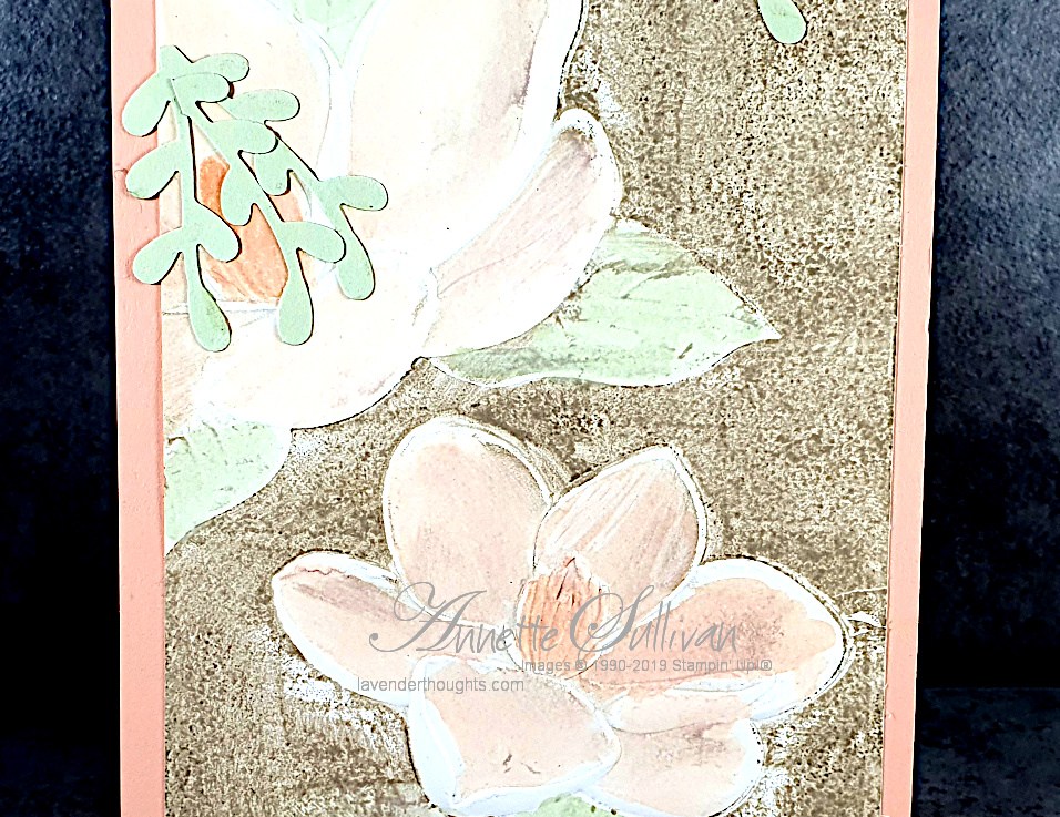 Faux Letterpress with Magnolias for the Splitcoaststampers Sketch&nbsp;Challenge