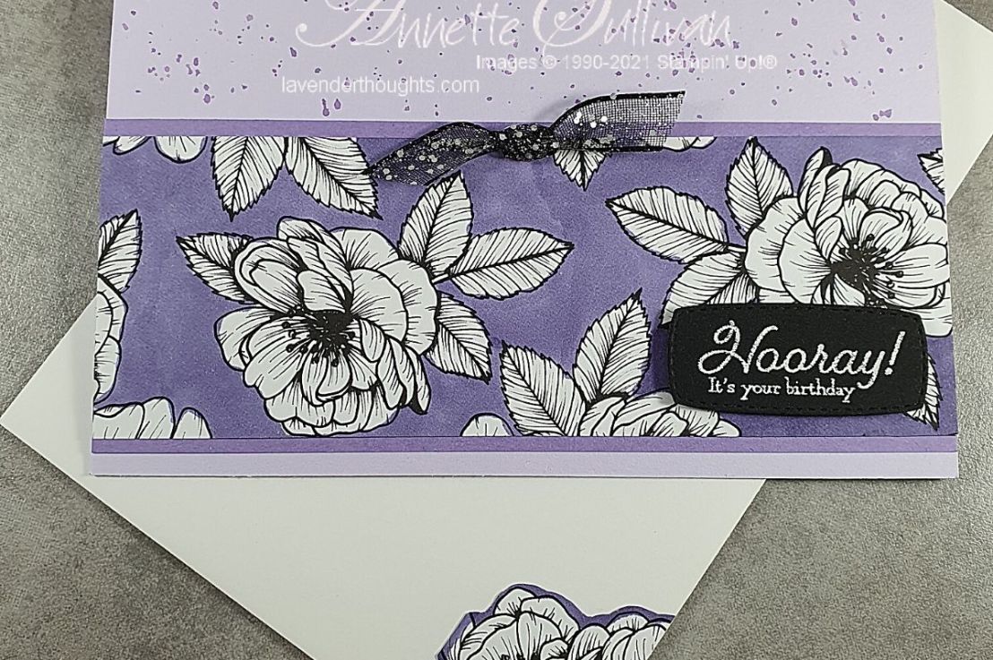 Make your Designer Series Paper stand out with Stampin’ Blends Alcohol Markers