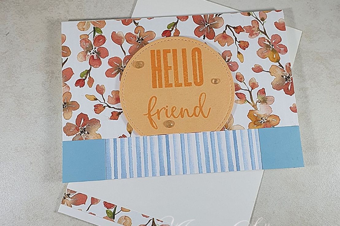 Quick and Easy Card for the Sketch Challenge at Splitcoaststampers