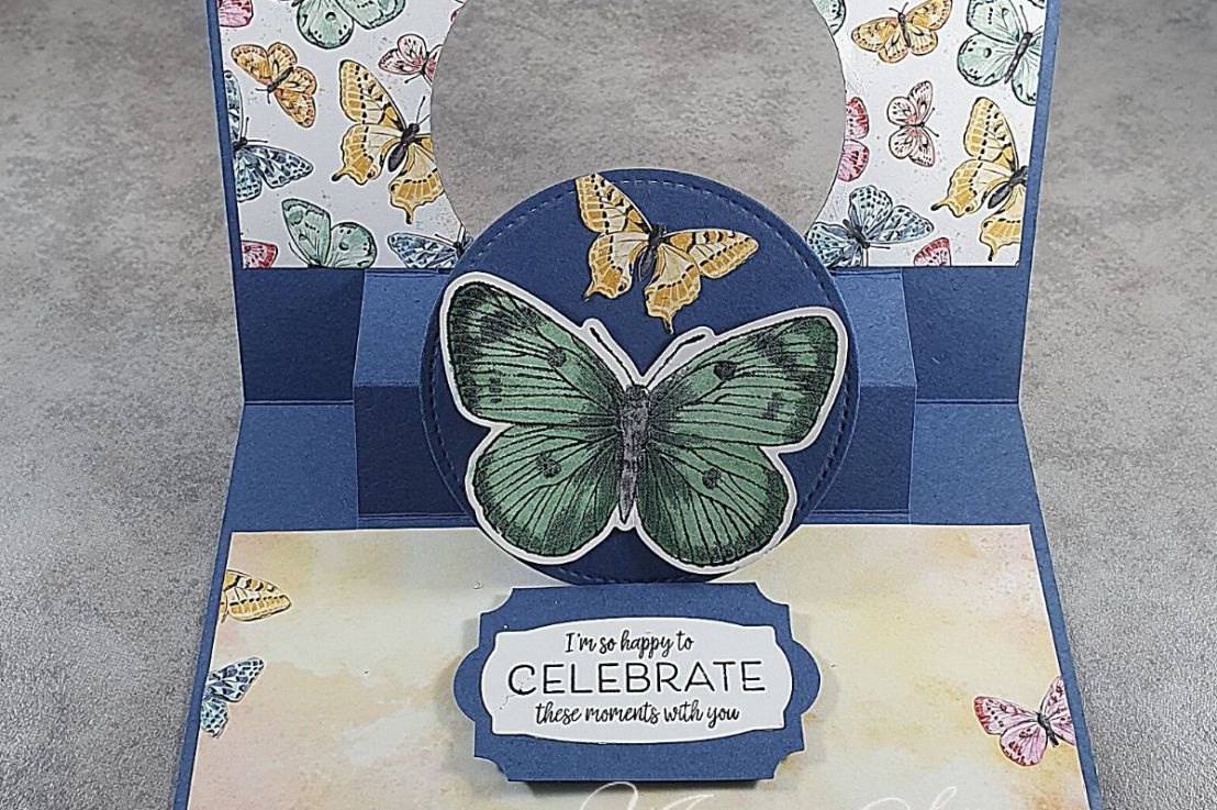 Pop-Up Flip Card with&nbsp;Butterflies