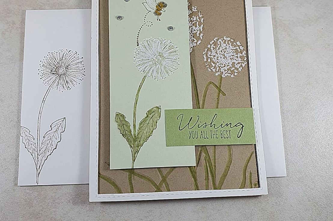 Dandelions for the Sketch Challenge at Splitcoaststampers