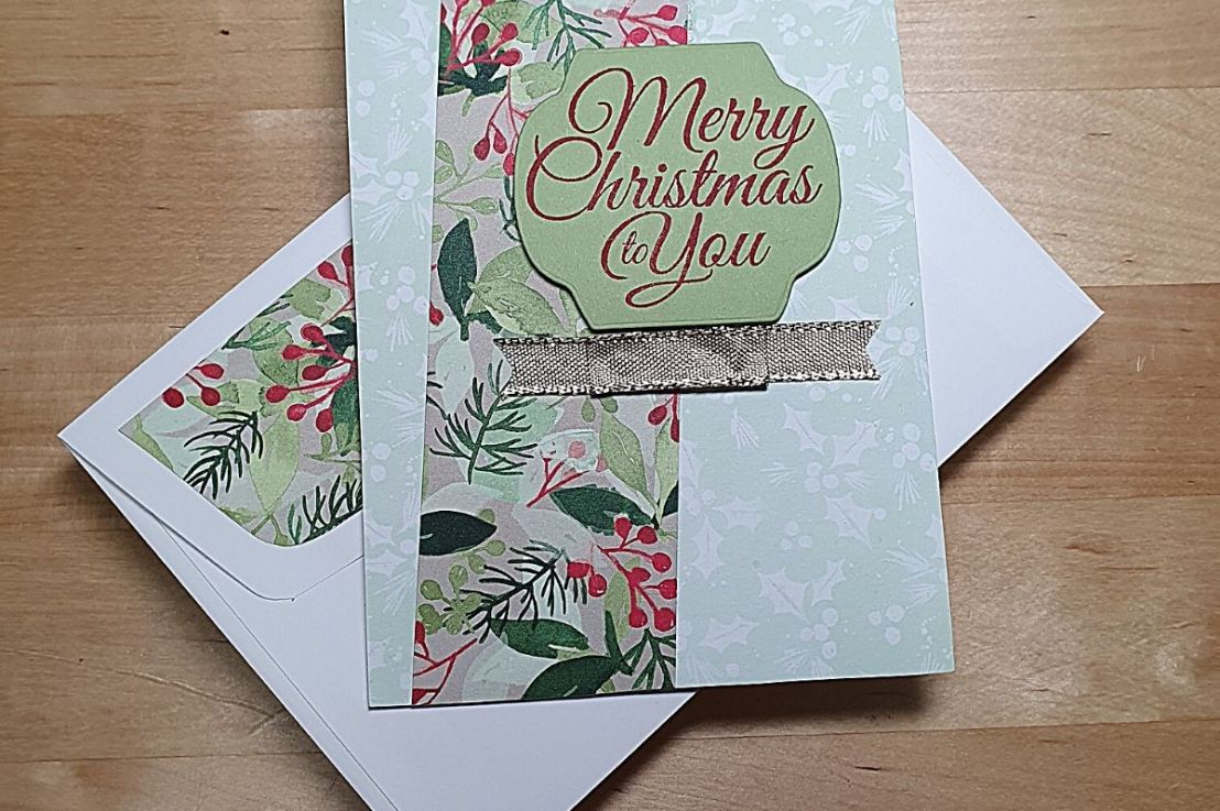 Christmas Card for Splitcoaststampers Sketch&nbsp;Challenge