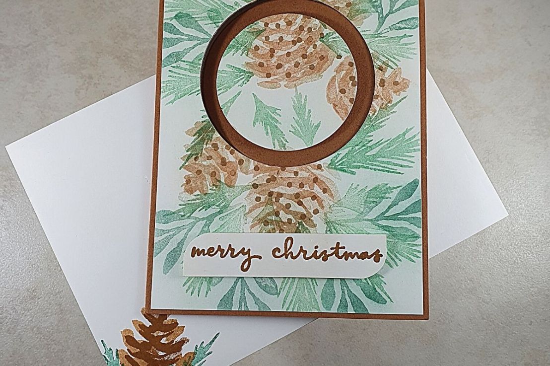 Fancy Fold Card with Poppin’ Pastels Technique for&nbsp;Christmas