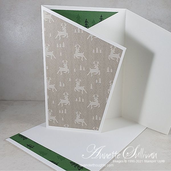 Angled Fold Cards with Peaceful Deer – Lavender Thoughts