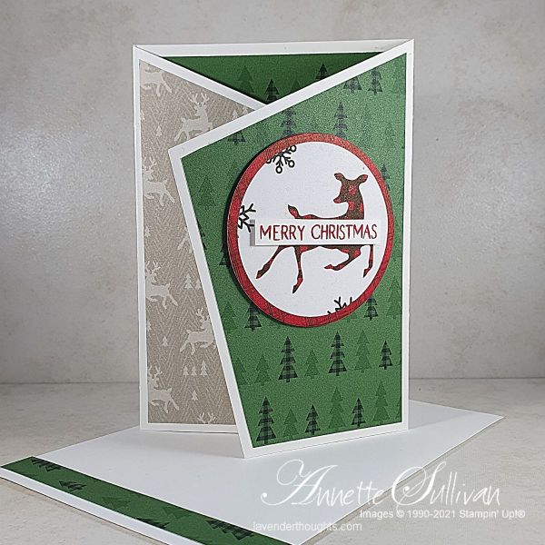 Angled Fold Cards with Peaceful Deer – Lavender Thoughts