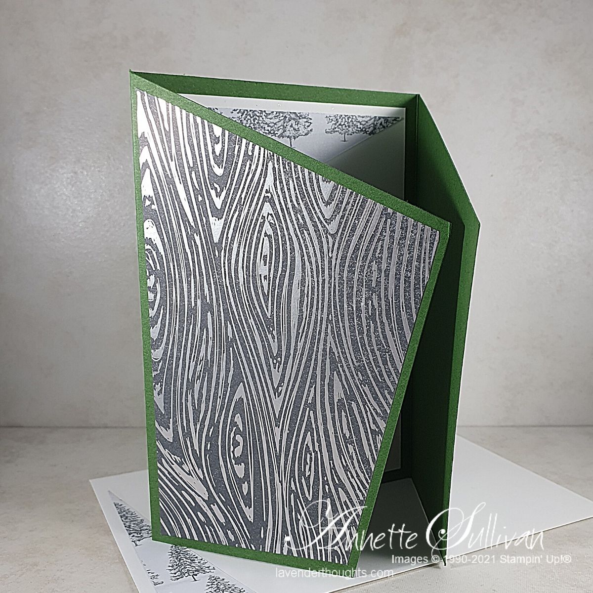 Angled Fold Cards with Peaceful Deer – Lavender Thoughts