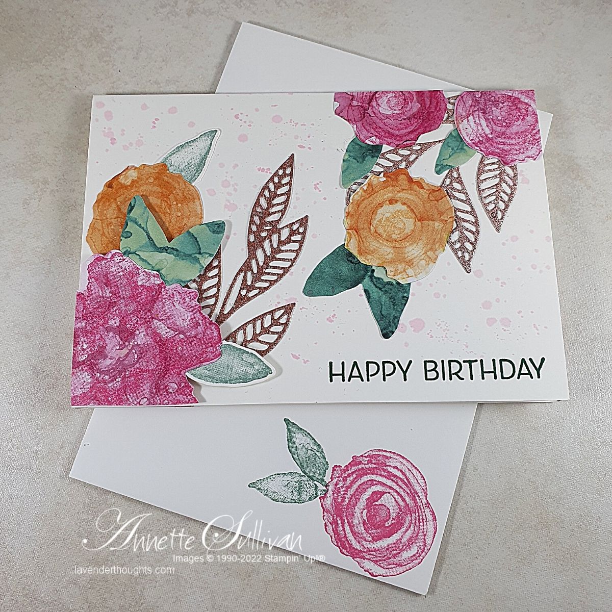 Artistically Inked with Dies and Patterned Paper – Lavender Thoughts