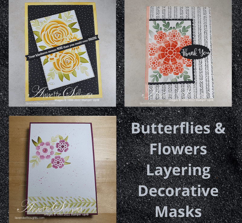Layering Stencils for pretty&nbsp;flowers