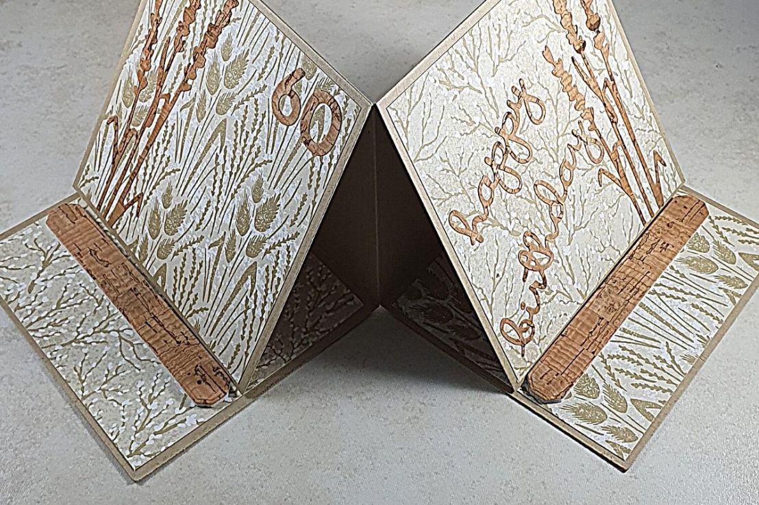 Double Twisted Angle Easel&nbsp;Card