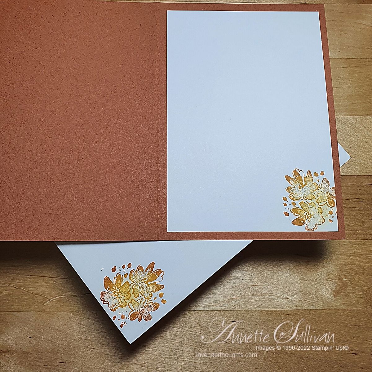 Creating simple cards with Flowing Flowers – Lavender Thoughts
