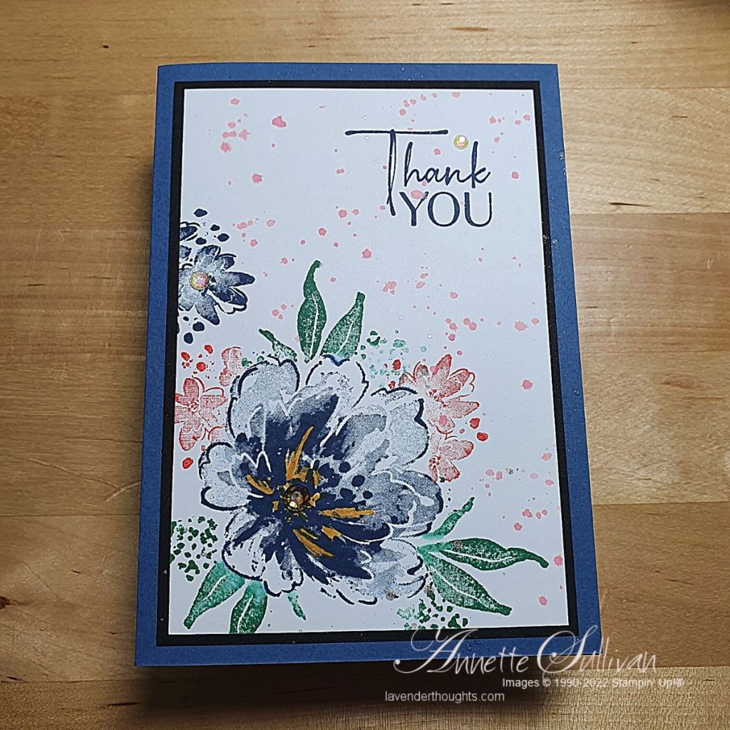 Creating simple cards with Flowing Flowers – Lavender Thoughts