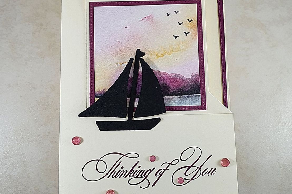 Folded Corner Fancy Fold with Let’s Set&nbsp;Sail