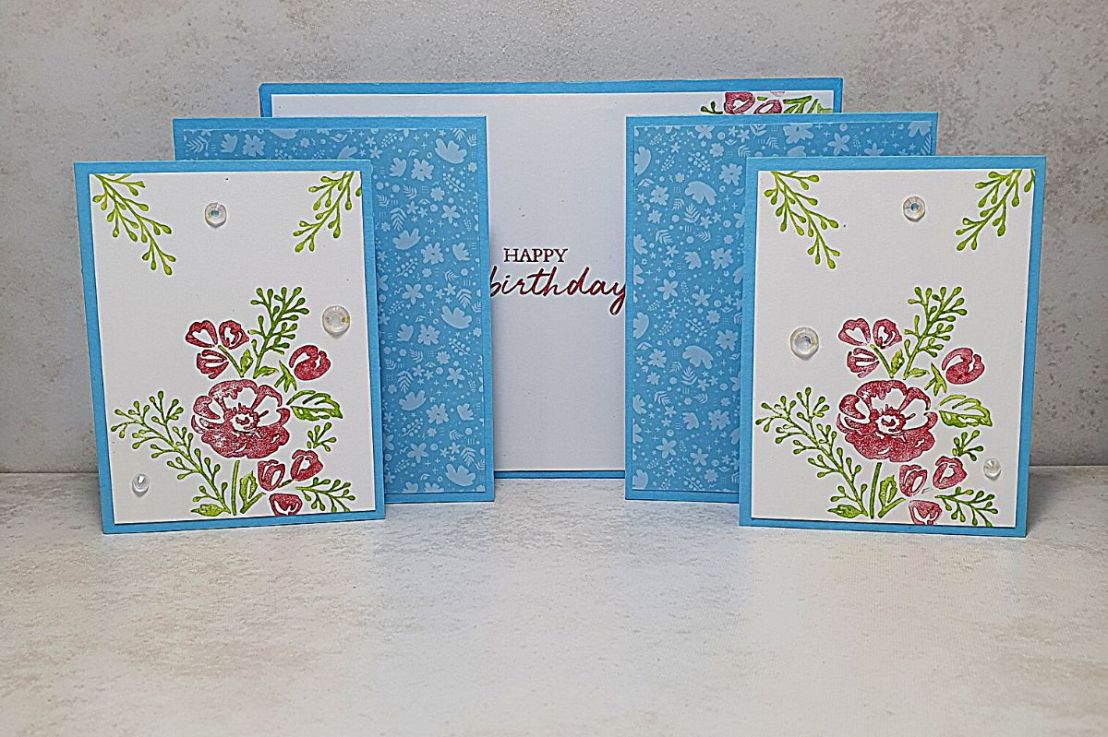 A Landscape Cascading Display Card