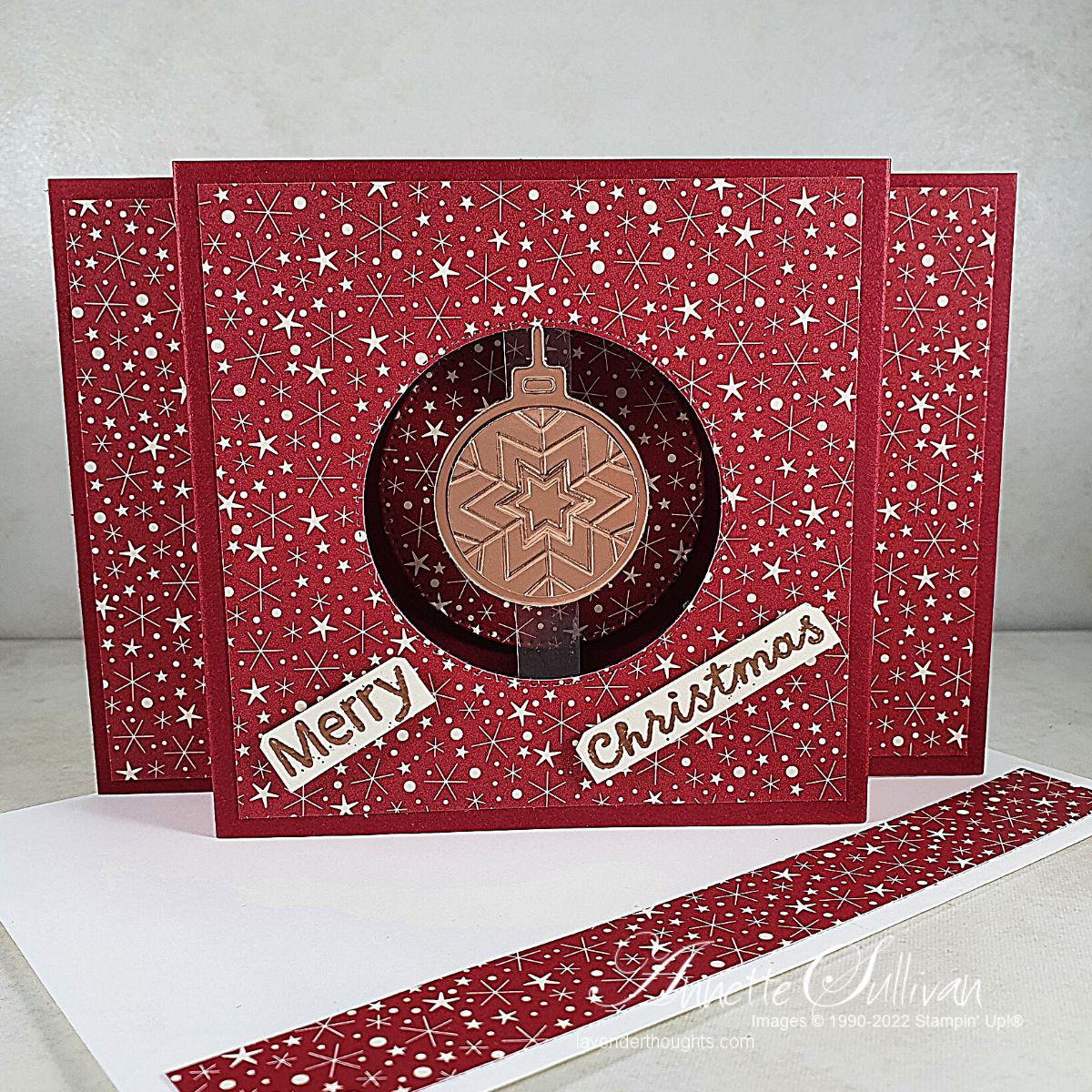 Pop Up Column Cards for Christmas – Lavender Thoughts