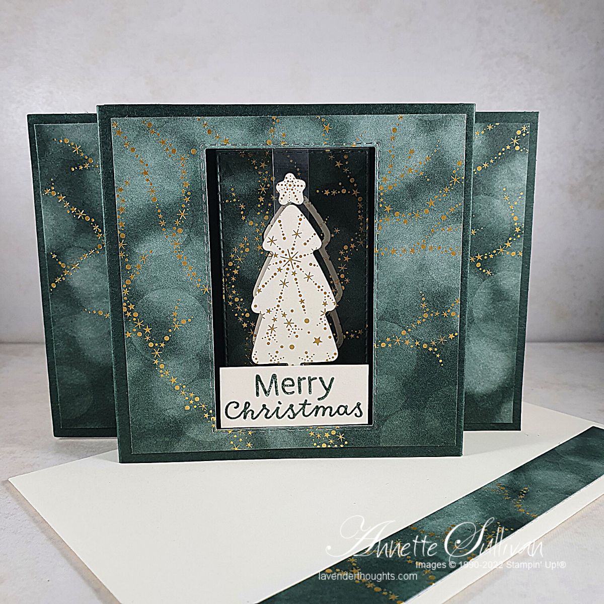 Pop Up Column Cards for Christmas – Lavender Thoughts