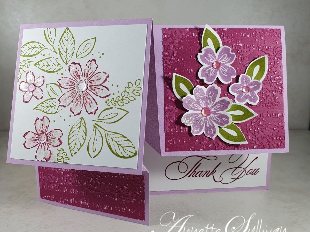Corner Open Fancy Fold Cards with PDF&nbsp;tutorial
