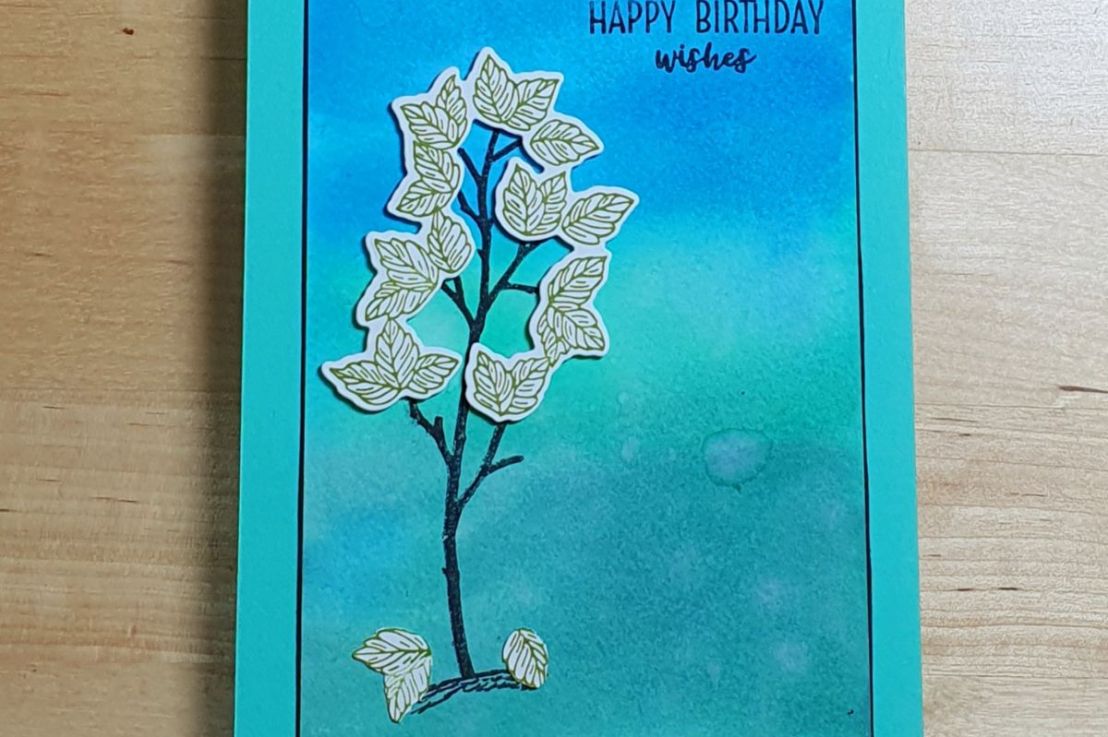 Adding interest to a watercolour&nbsp;background