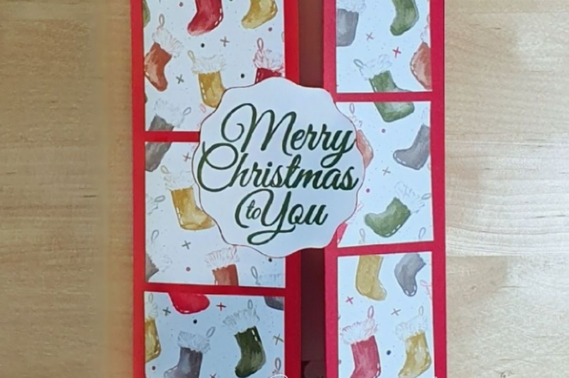 Offset Gate Fold Cards for Christmas