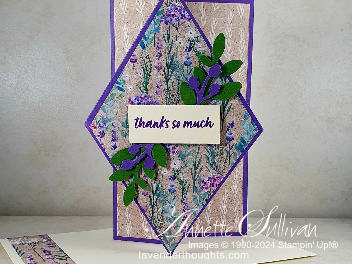 Upright Diamond Fold&nbsp;Cards