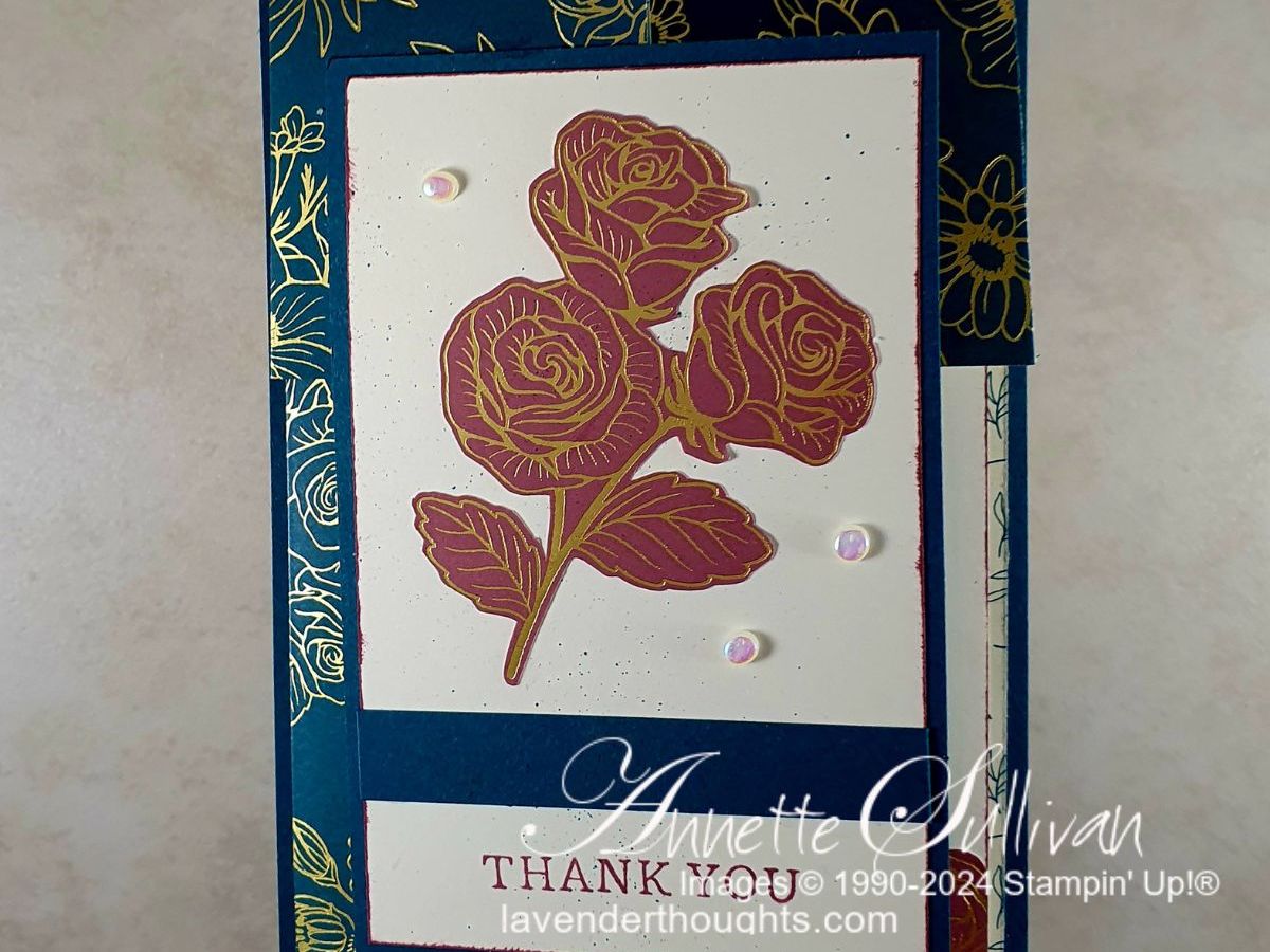 Corner Open Portrait Fancy Fold&nbsp;Cards