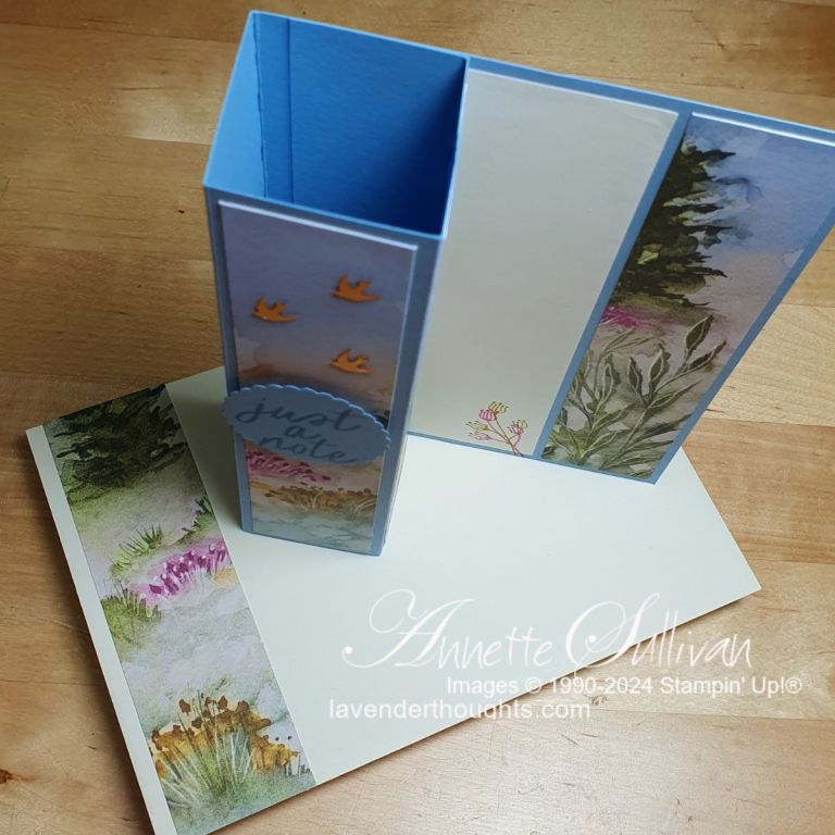Internal Double Column Card Square Column Cards to showcase pretty papers – Lavender Thoughts