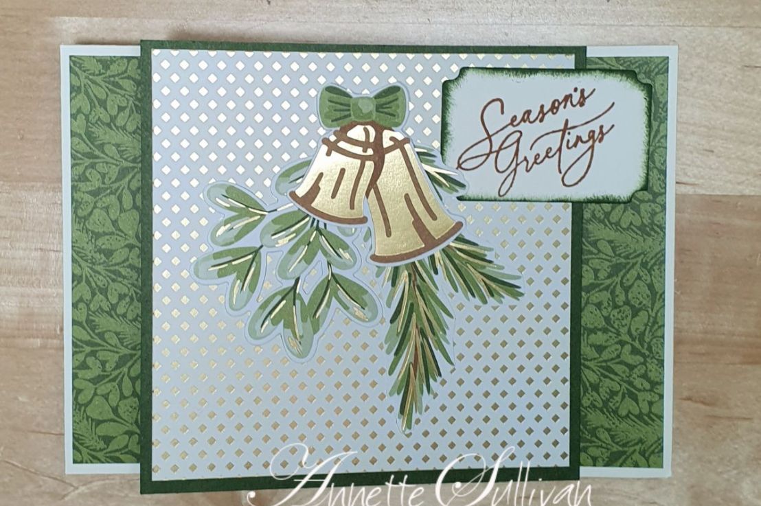 Season of Green & Gold for some early Christmas&nbsp;cards