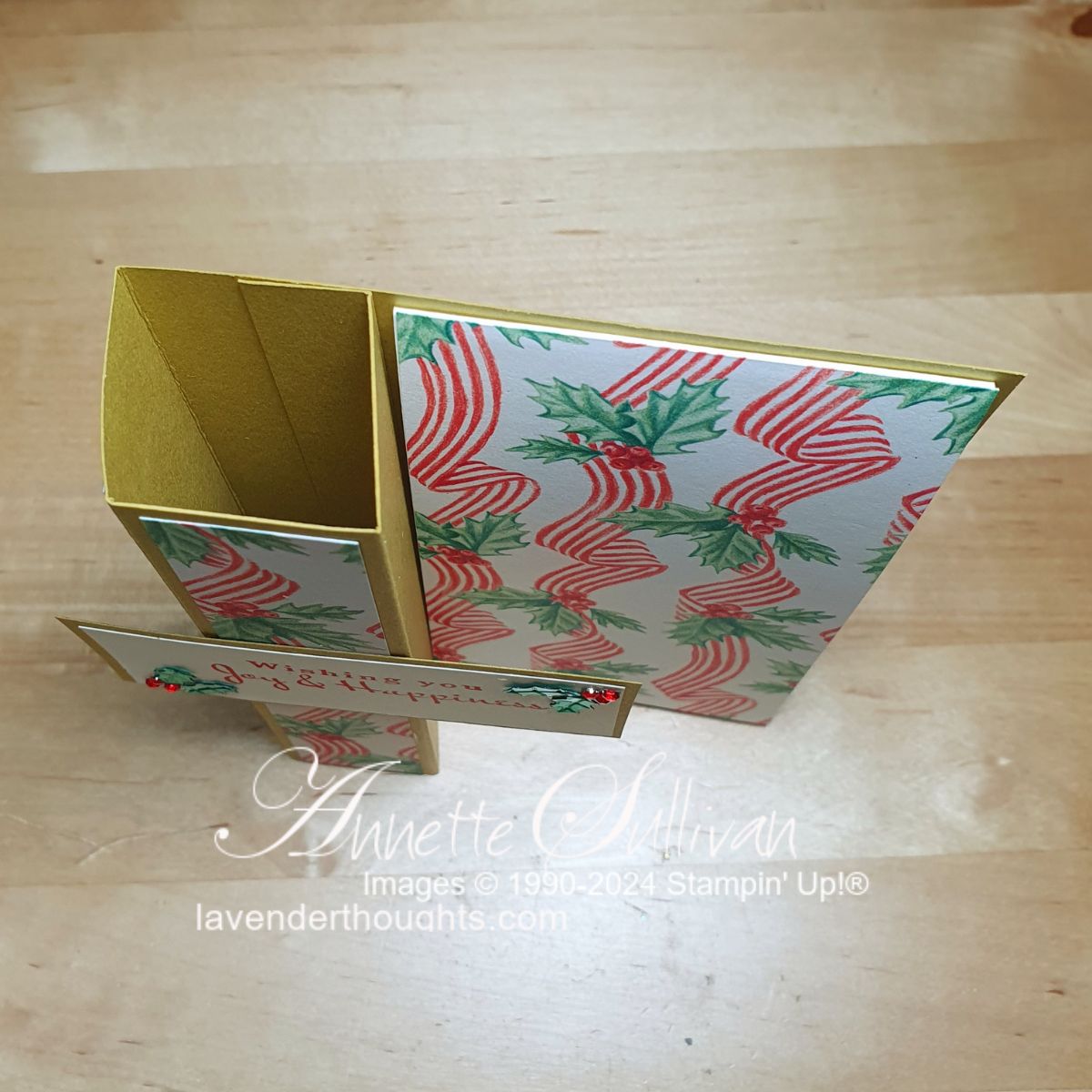 Lazy Column In A Card Square Column Card with a surprise hidden panel – Lavender Thoughts