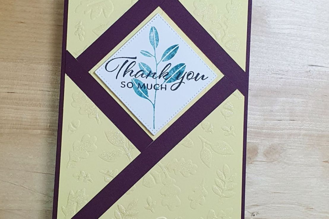 Faux Shutter / Fractured Cards with Layering&nbsp;Leaves