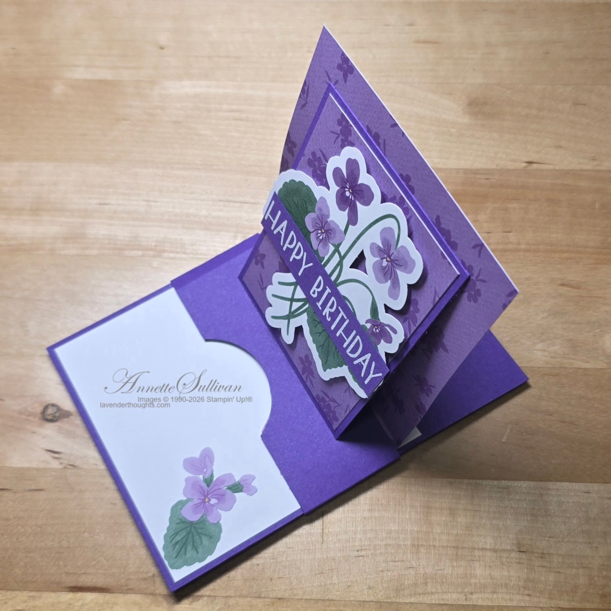 VIDEO for Fancy Fold Pop Up Slider Easel&nbsp;Cards