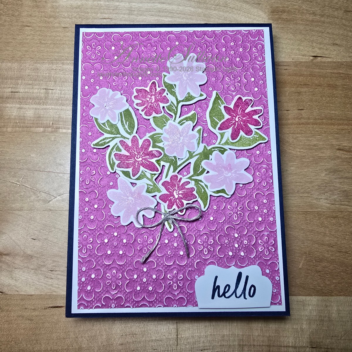 Using a Die as an Embossing&nbsp;Folder